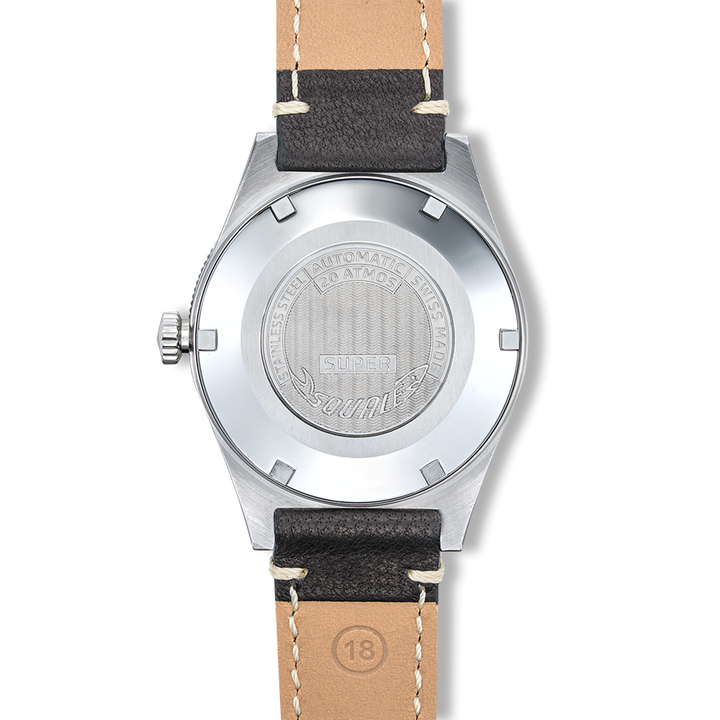 Squale Super Squale Big Arrows Black Lederband SUPERSSABK.PN – Ansicht 2