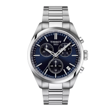 Tissot PR 100 Chronograph 40mm T150.417.11.041.00 - Zifferblatt Blau, Armband Stahl