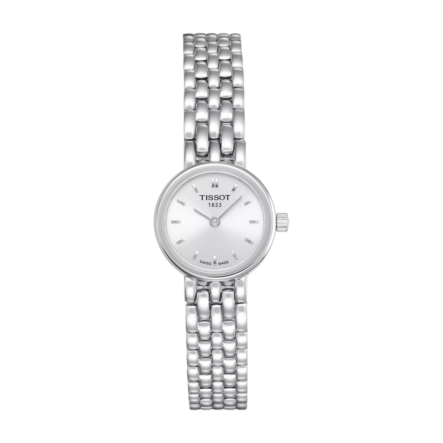 Tissot Lovely Round 19,5mm T058.009.11.031.00 - Zifferblatt Silber, Armband Stahl