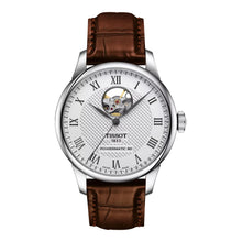 Tissot Le Locle Open Heart 39,3mm T006.407.16.033.01 - Zifferblatt Silber, Armband Synthetik