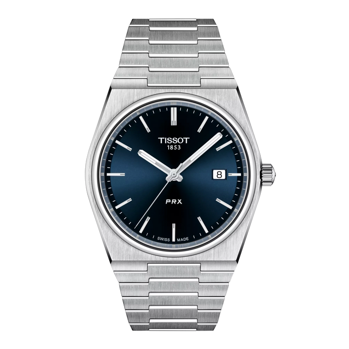 Tissot PRX 39,5mm T137.410.11.041.00 - Zifferblatt Blau, Armband Stahl