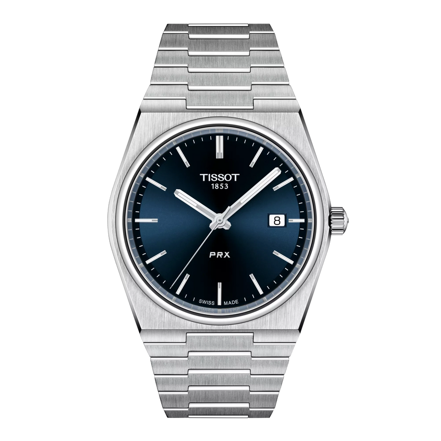 Tissot PRX 39,5mm T137.410.11.041.00 - Zifferblatt Blau, Armband Stahl