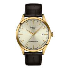 Tissot Classic Dream 40mm T158.407.36.261.00 - Zifferblatt Elfenbein, Armband Leder