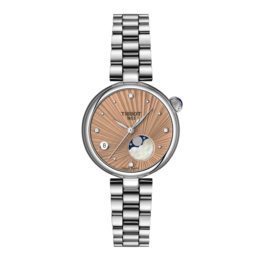Tissot Desir 29,6mm T152.223.11.546.00 - Zifferblatt Beige, Armband Stahl