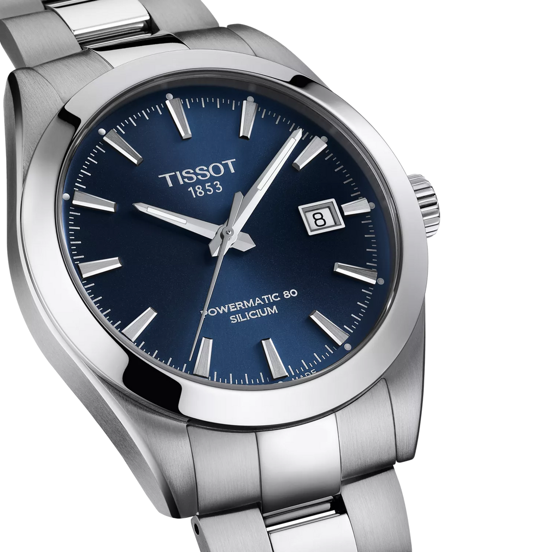 Tissot Gentleman Silizium 40mm T127.407.11.041.00 - Zifferblatt im Detail