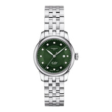Tissot Le Locle Lady 29mm T006.207.11.096.00 - Zifferblatt Grün, Armband Stahl