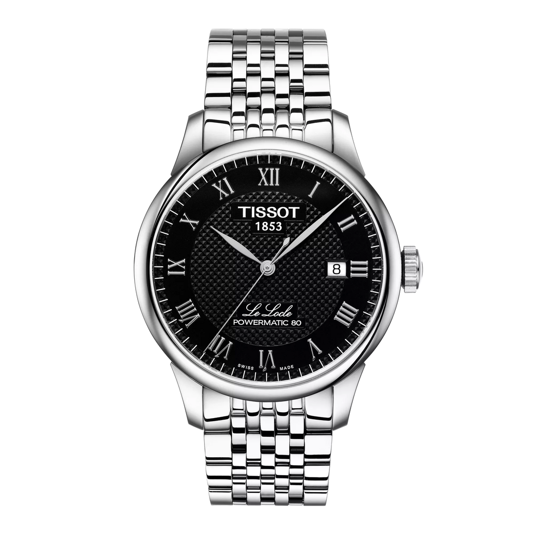 Tissot Le Locle 39,3mm T006.407.11.053.00 - Zifferblatt Schwarz, Armband Stahl