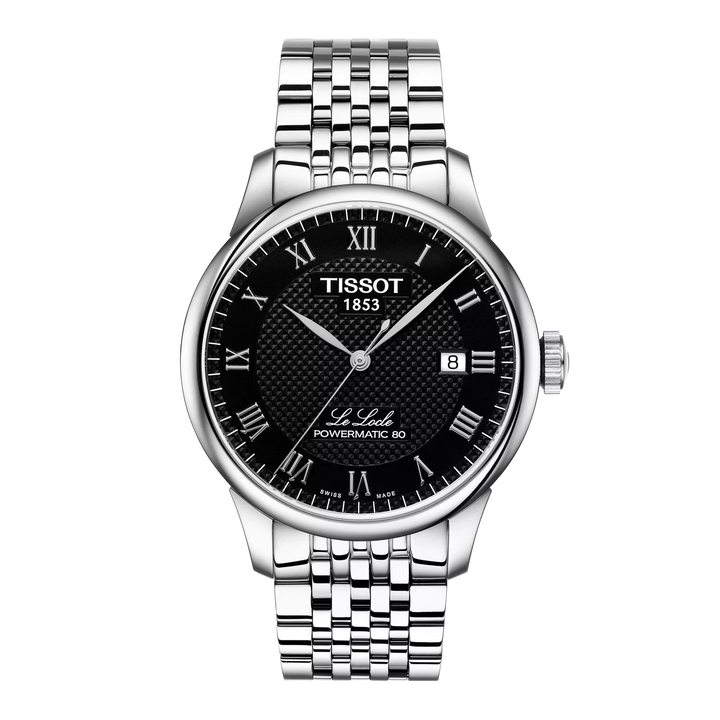 Tissot Le Locle 39,3mm T006.407.11.053.00 - Zifferblatt Schwarz, Armband Stahl