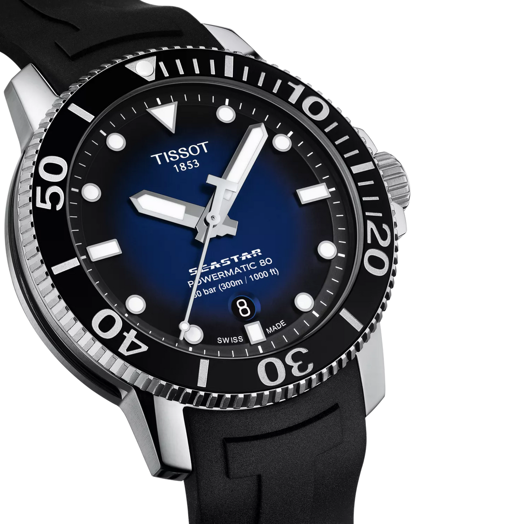 Tissot Seastar 1000 43mm T120.407.17.041.00 - Zifferblatt im Detail