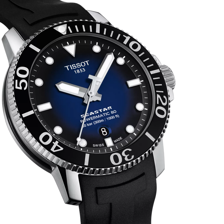 Tissot Seastar 1000 43mm T120.407.17.041.00 - Zifferblatt im Detail