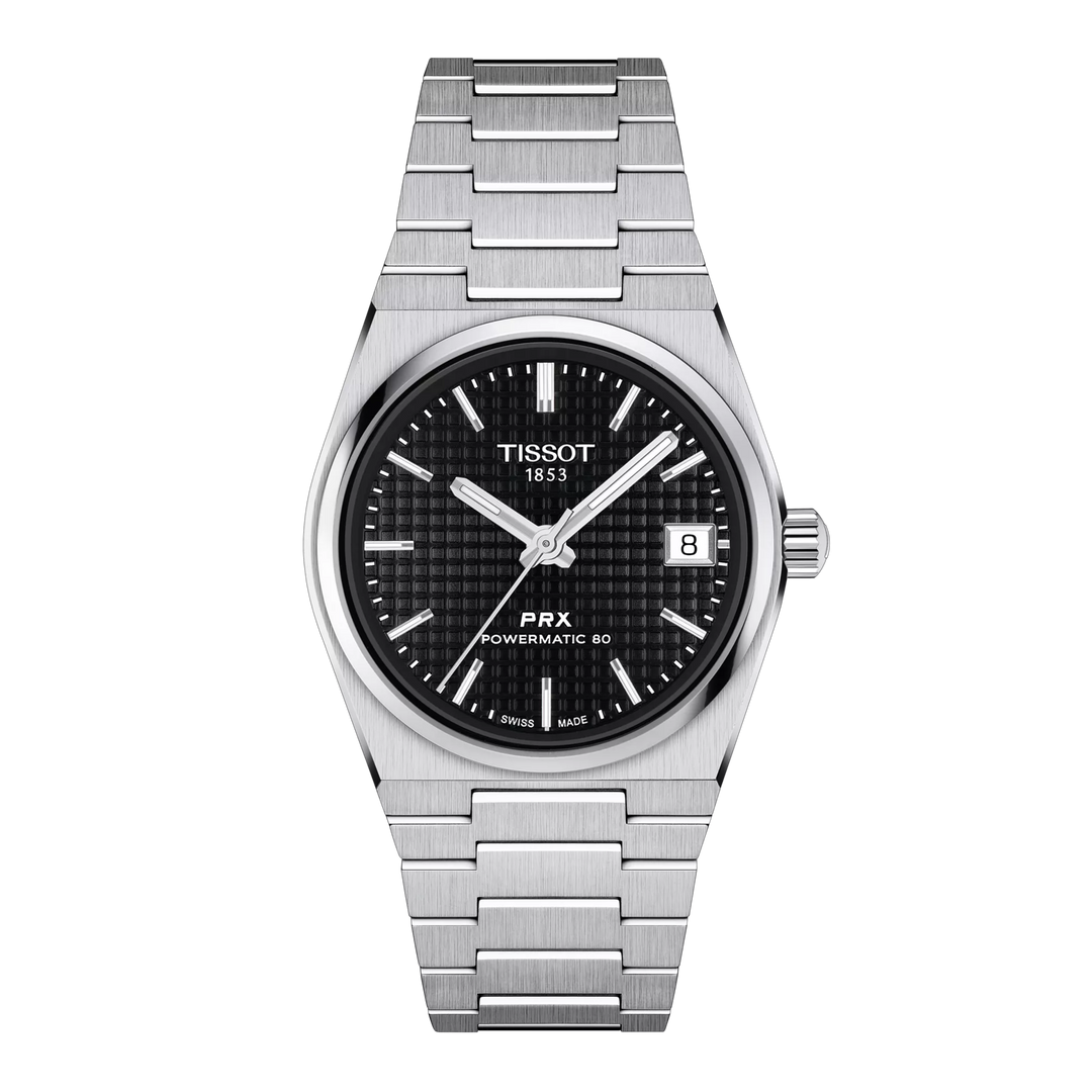 Tissot PRX 35mm T137.207.11.051.00 - Zifferblatt Schwarz, Armband Stahl
