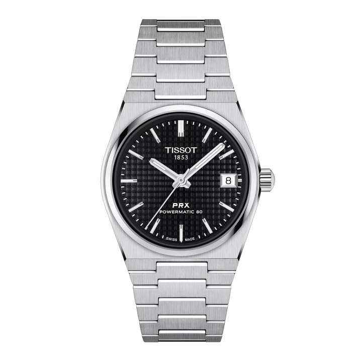Tissot PRX 35mm T137.207.11.051.00 - Zifferblatt Schwarz, Armband Stahl