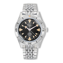 Squale Super Squale Big Arrows Black – Taucheruhr Edelstahl mit schwarzem Zifferblatt und Pfeilzeigern