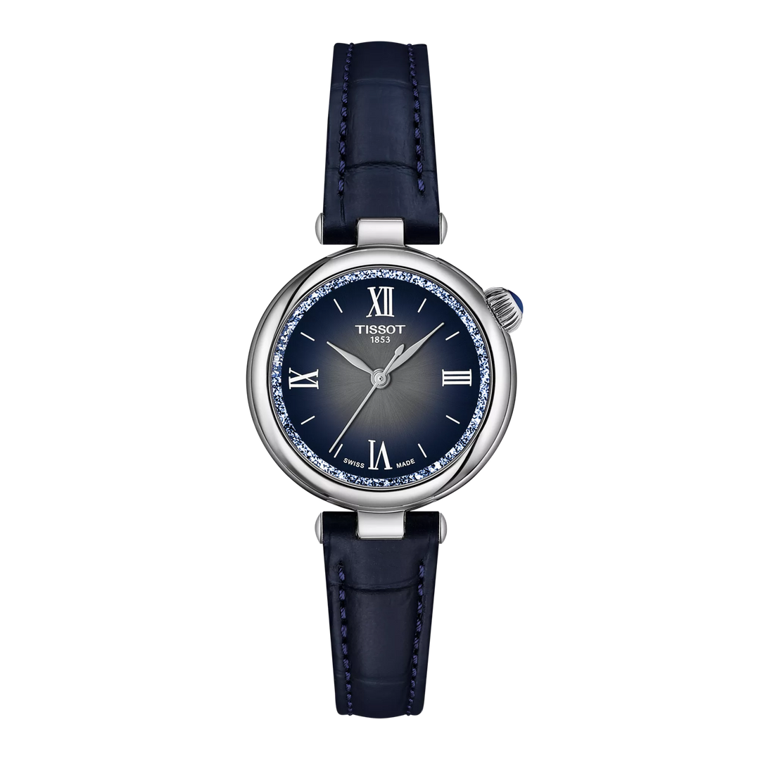 Tissot Desir 28mm T152.010.16.038.01 - Zifferblatt Blau, Armband Leder