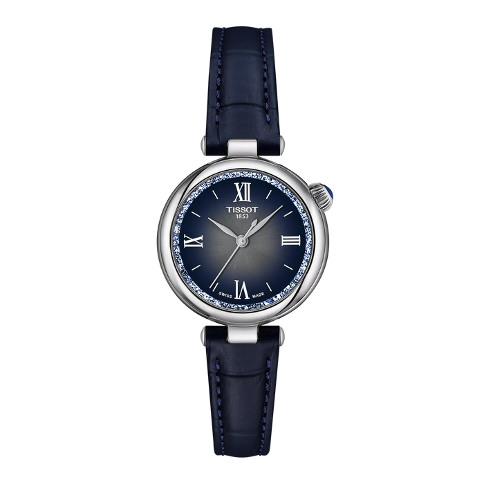 Tissot Desir 28mm T152.010.16.038.01 - Zifferblatt Blau, Armband Leder
