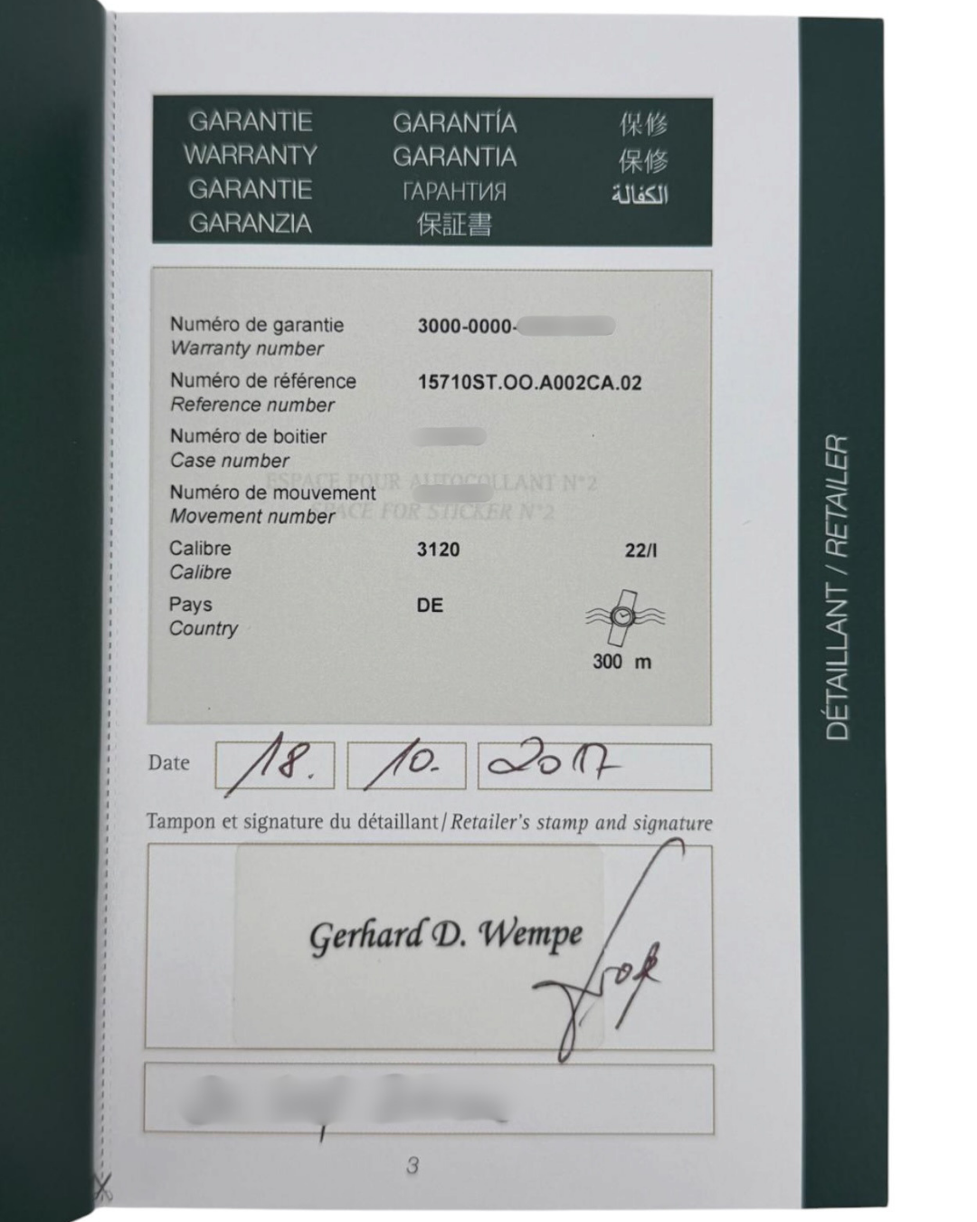 Audemars Piguet Royal Oak Offshore Diver Ref.: 15710ST.OO.A002CA.02