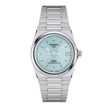 Tissot PRX 35mm T137.207.11.351.00 - Zifferblatt Eisblau, Armband Stahl