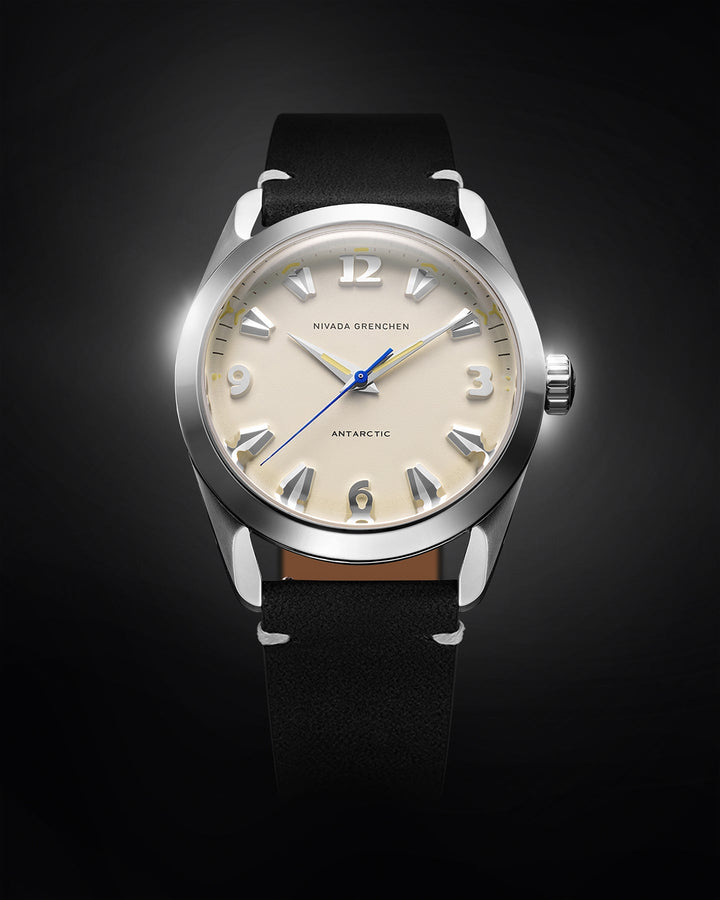 Nivada Grenchen Antarctic 35mm Eggshell Beige Luminova 35001M – Ansicht 3