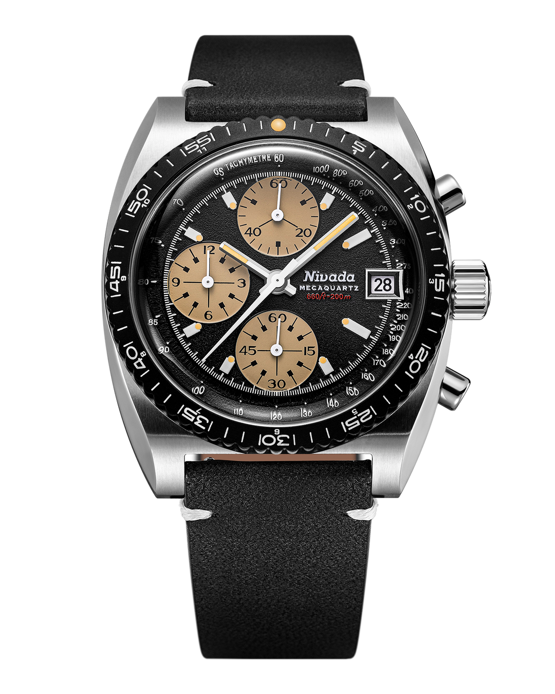 Nivada Grenchen Autochron Mecaquartz Black 77001Q – Ansicht 10