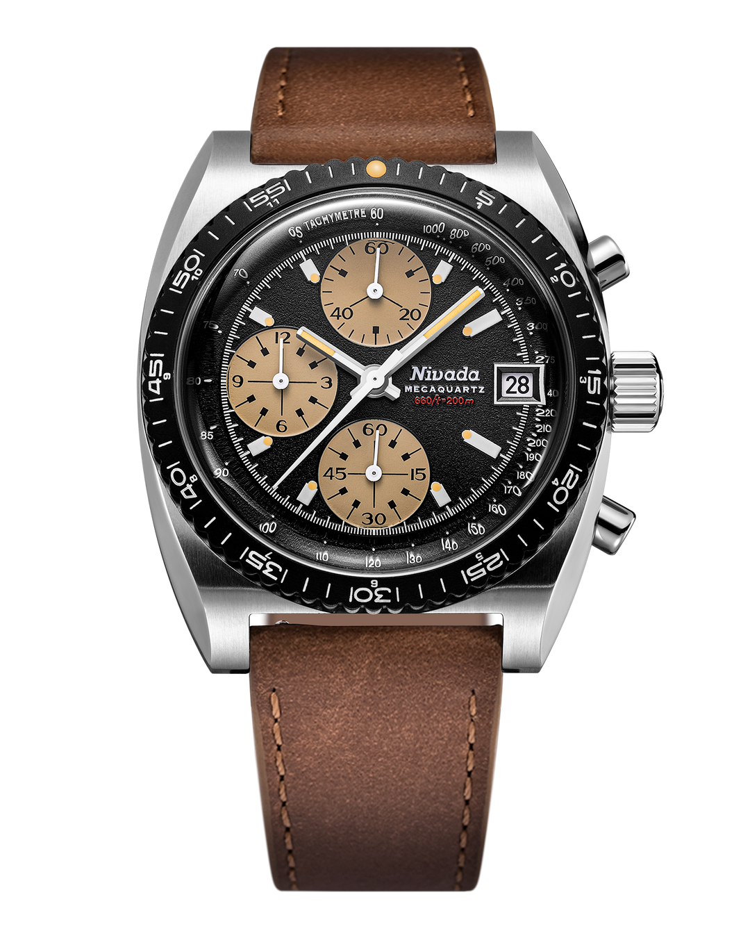 Nivada Grenchen Autochron Mecaquartz Black 77001Q – Ansicht 9