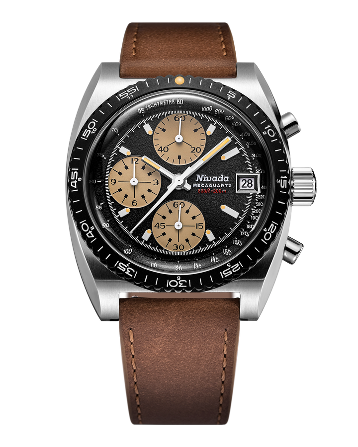 Nivada Grenchen Autochron Mecaquartz Black 77001Q – Ansicht 9