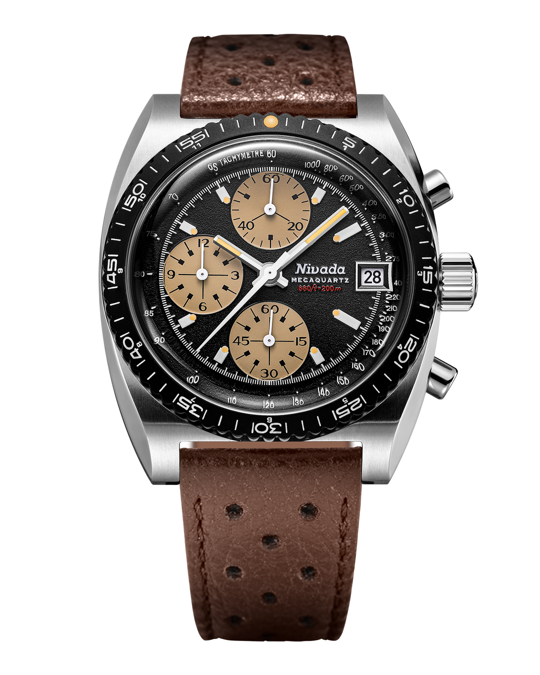 Nivada Grenchen Autochron Mecaquartz Black 77001Q – Ansicht 7