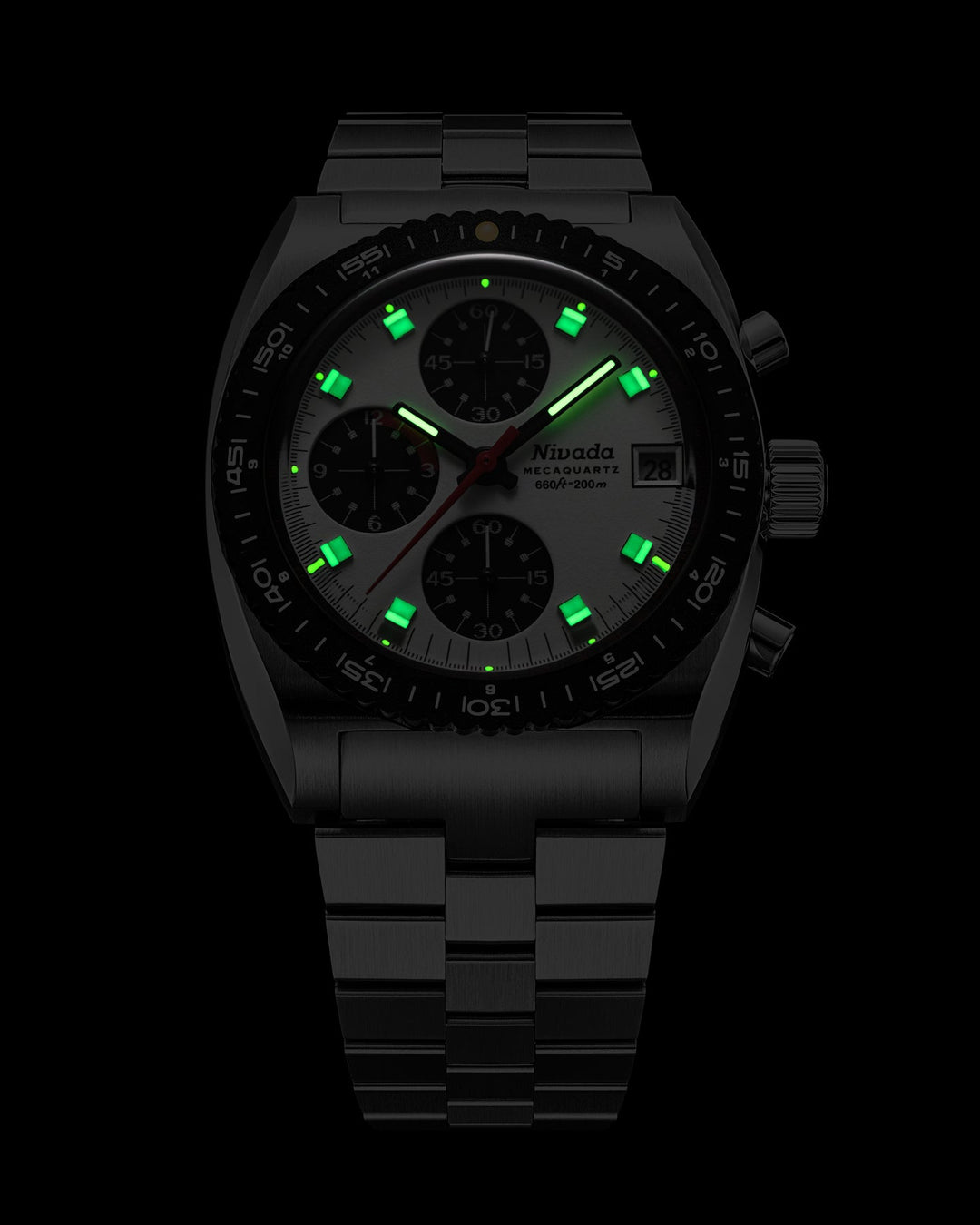 Nivada Grenchen Autochron Mecaquartz Panda 77006Q – Ansicht 5