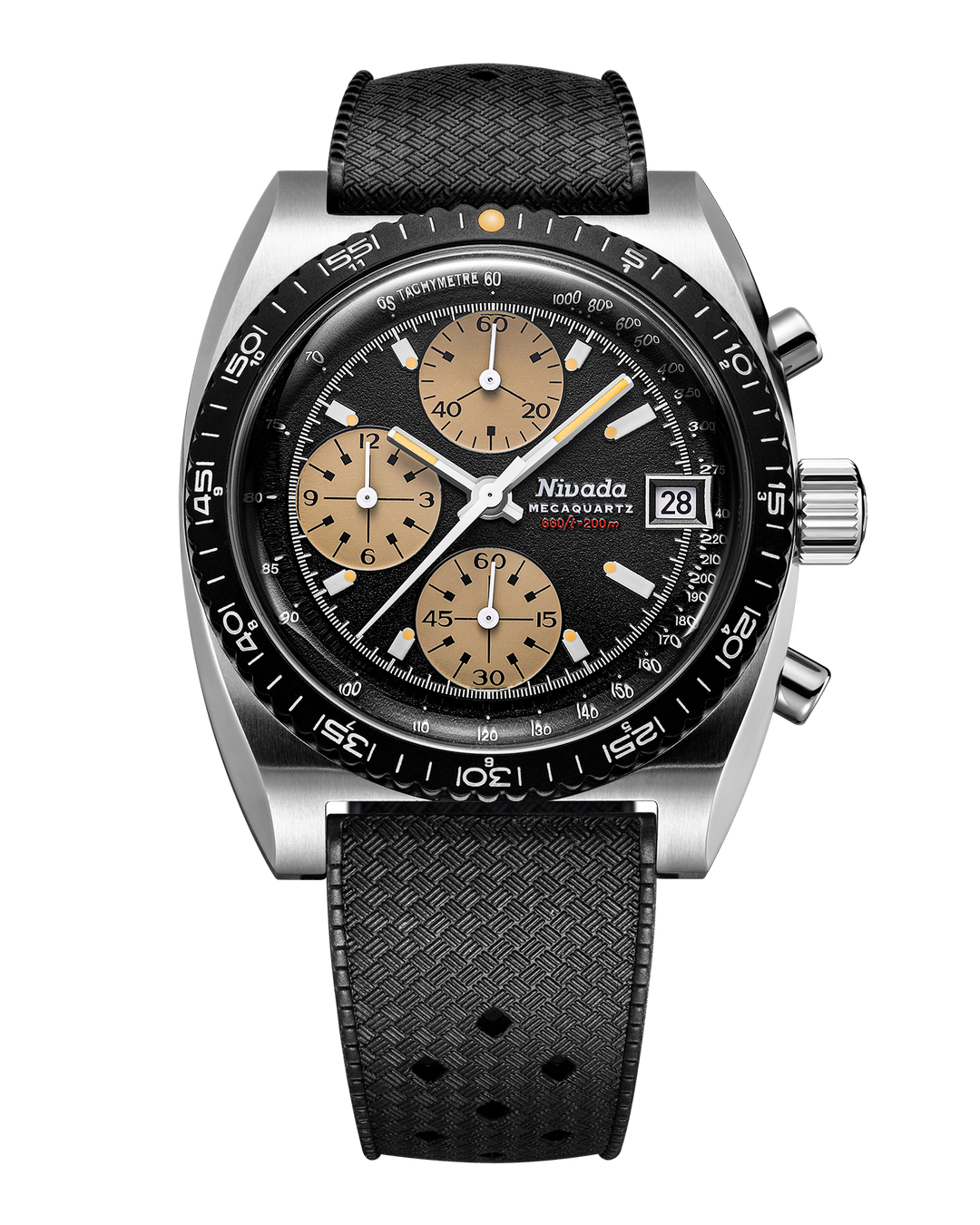 Nivada Grenchen Autochron Mecaquartz Black 77001Q – Ansicht 12