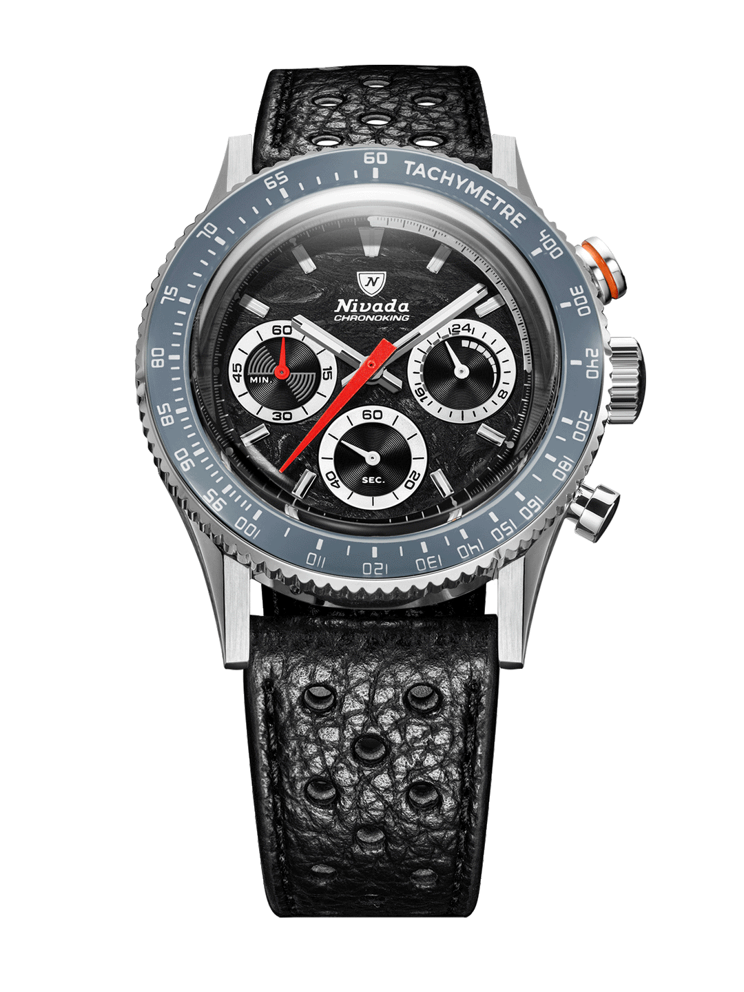 Nivada Grenchen Chronoking Mecaquartz Racing Black 87048Q – Ansicht 2