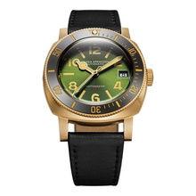 Nivada Grenchen Depthmaster Bronze Green 14132A – Herrenuhr 39 mm, Zifferblatt Grün