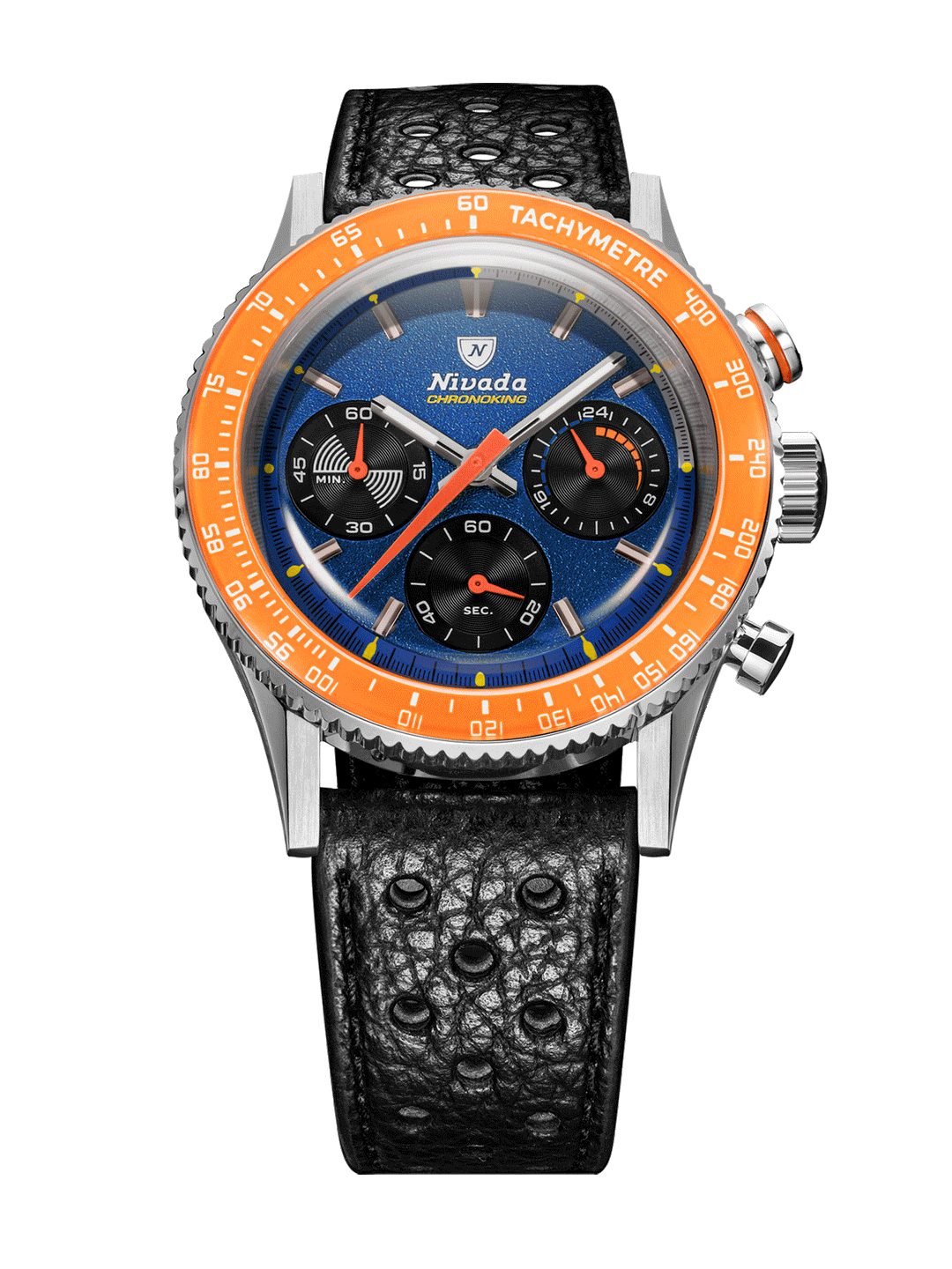 Nivada Grenchen Chronoking Mecaquartz Racing Blue 87050Q – Ansicht 2