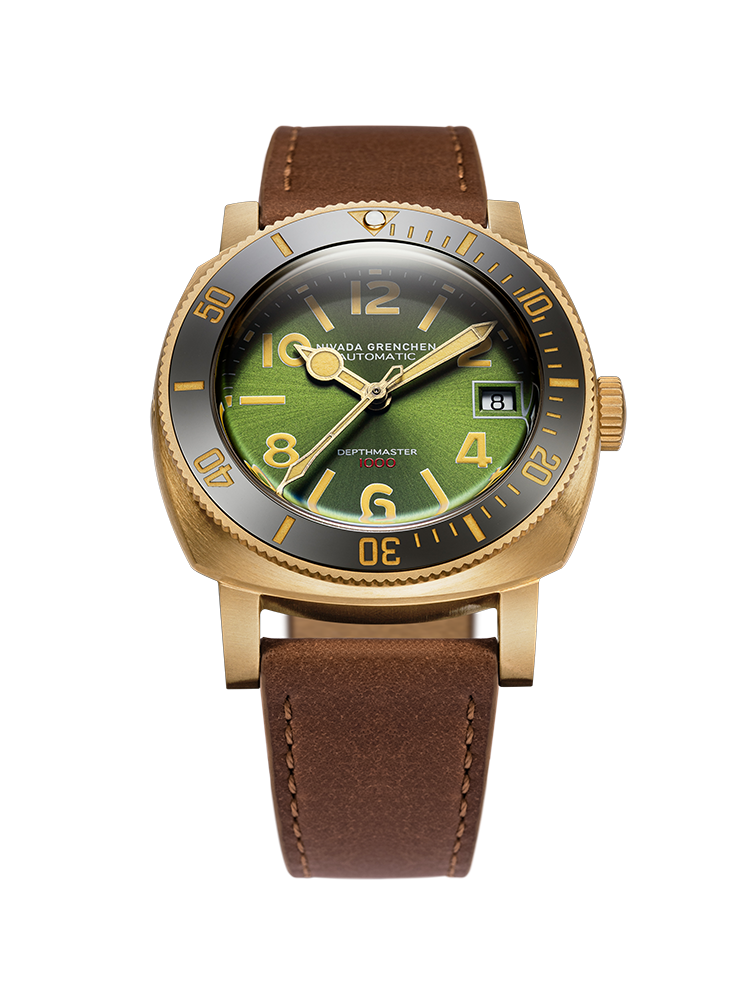 Nivada Grenchen Depthmaster Bronze Green 14132A – Ansicht 6