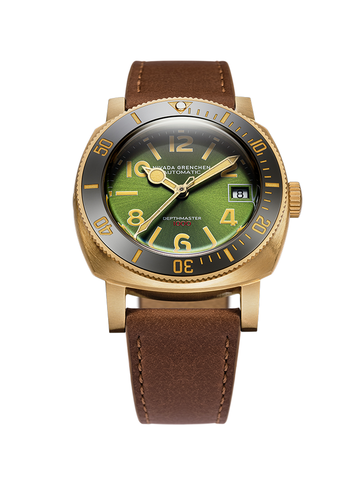 Nivada Grenchen Depthmaster Bronze Green 14132A – Ansicht 6