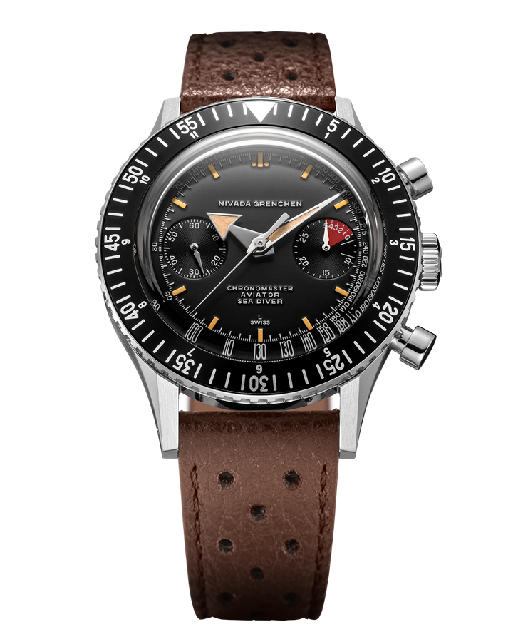 Nivada Grenchen Chronomaster Broad Arrow 41mm Automatic 85041M – Ansicht 9