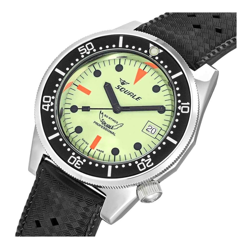 Squale 1521 Full Luminous Kautschukband 1521FULL.HT – Ansicht 4
