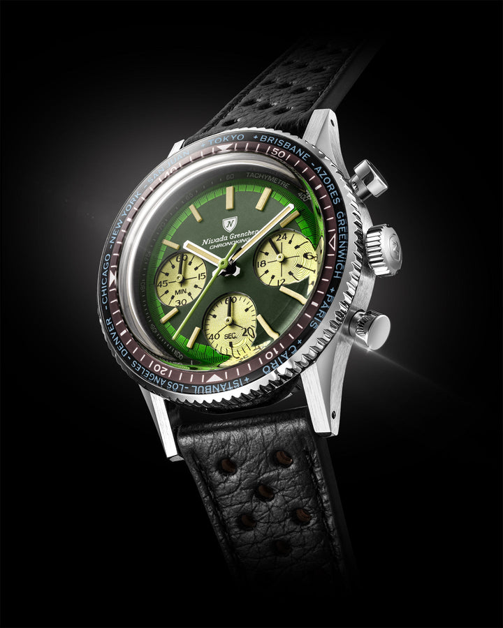 Nivada Grenchen Chronoking Racing II Green 87057Q – Ansicht 4