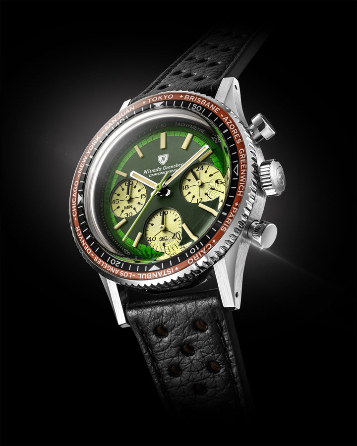 Nivada Grenchen Chronoking Racing II Green 87057Q – Ansicht 5