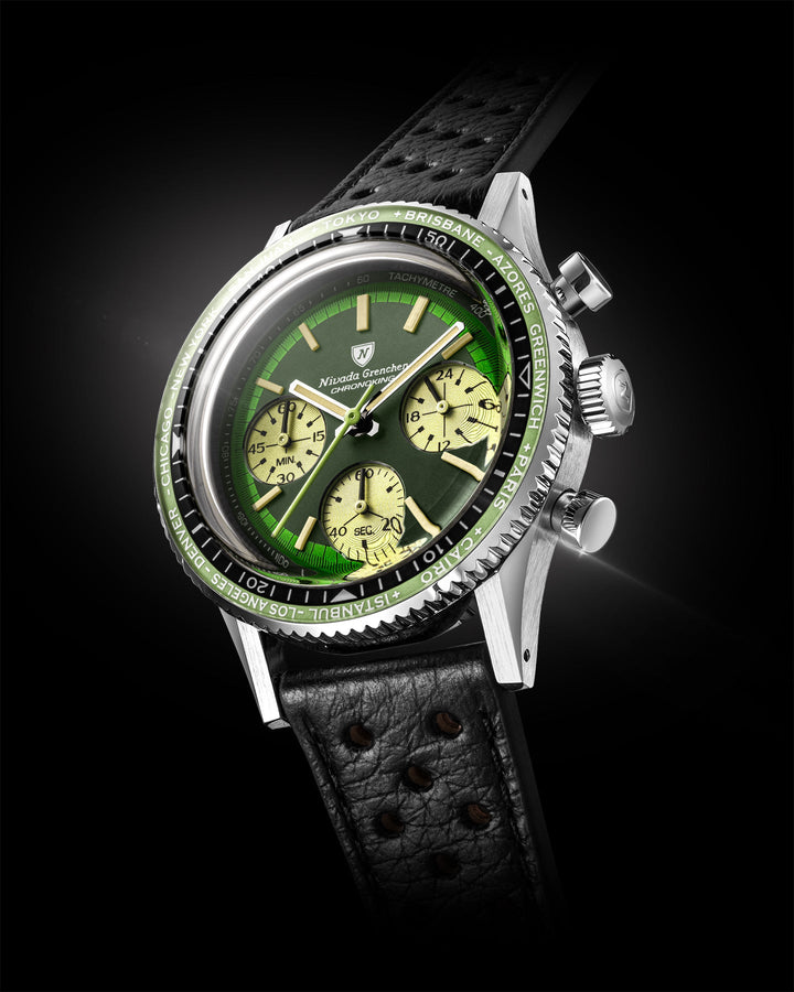 Nivada Grenchen Chronoking Racing II Green 87057Q – Ansicht 3