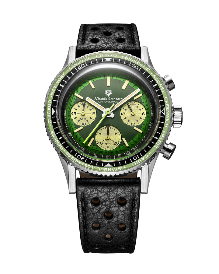 Nivada Grenchen Chronoking Racing II Green 87057Q – Ansicht 6