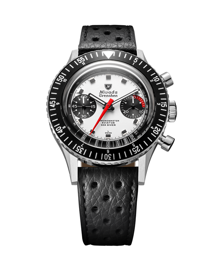 Nivada Grenchen Chronomaster Panda 38mm 86054M – Ansicht 11