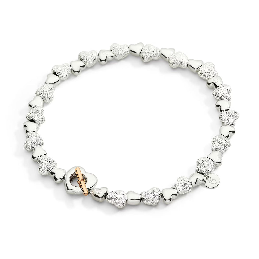 Armband Herz aus Silber mit Diamanteffekt