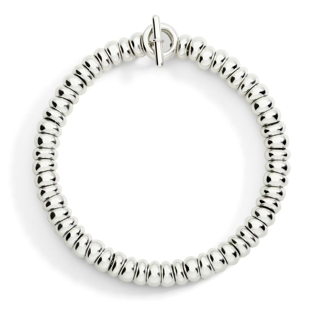 Armband Rondelle Bold Silber