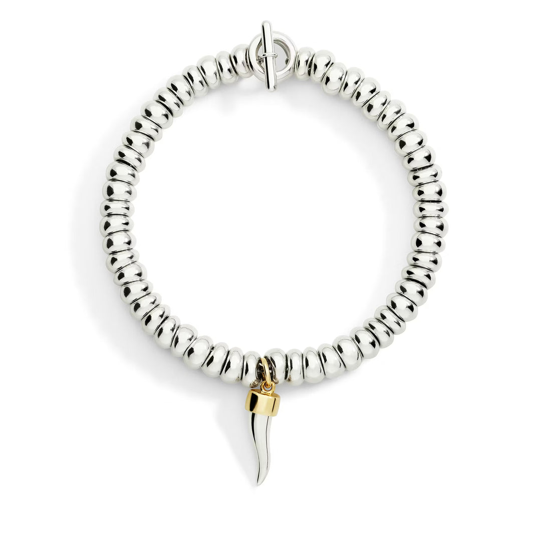 Armband Rondelle Bold Silber