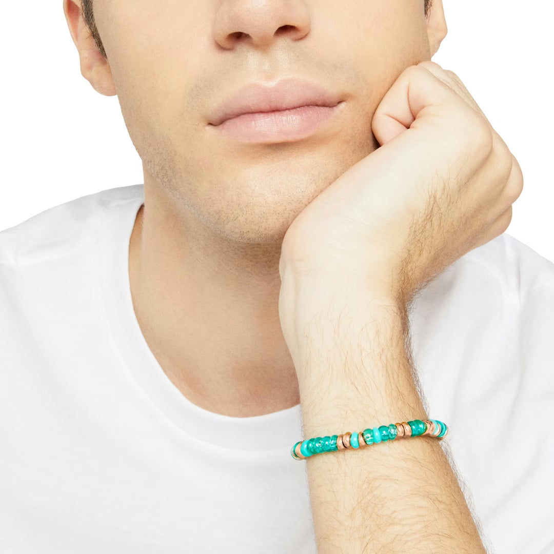 Armband Rondelle Türkis