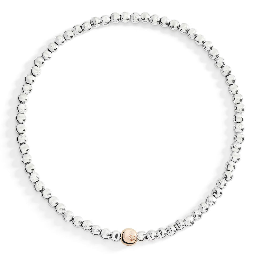 Halskette Pepita aus Silber und Roségold