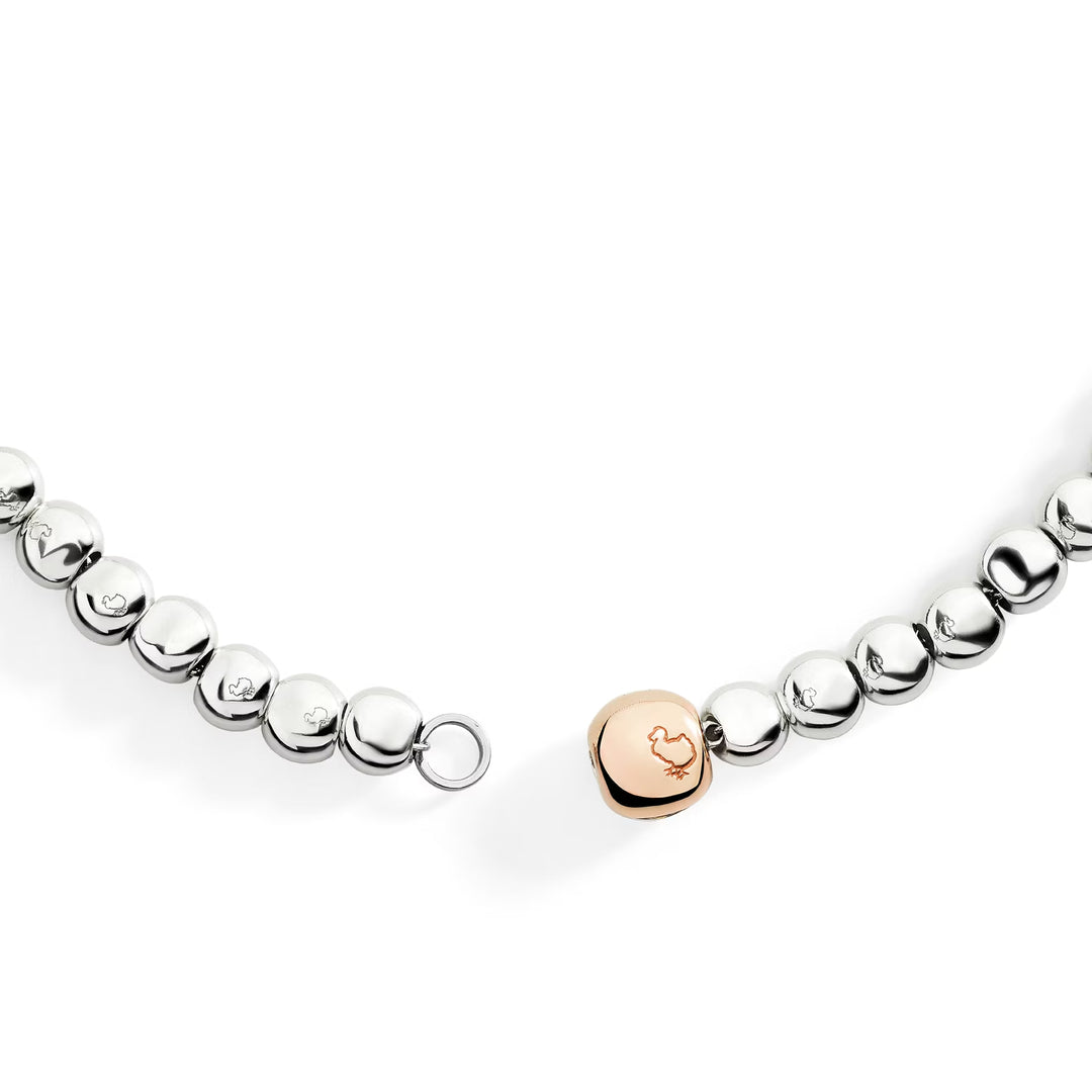 Halskette Pepita aus Silber und Roségold