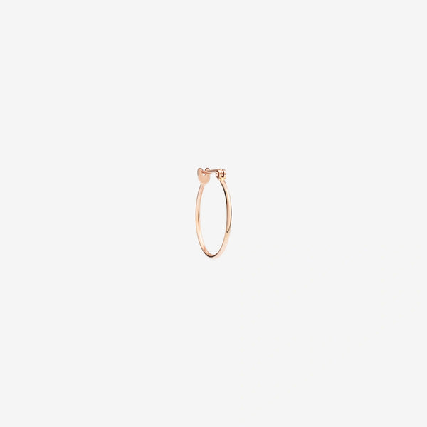DoDo Creole Essentials aus 9 Karat Roségold (Einzelohrring)