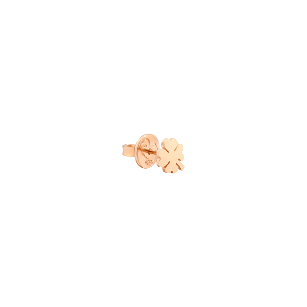 Ohrstecker Kleeblatt aus Rosegold