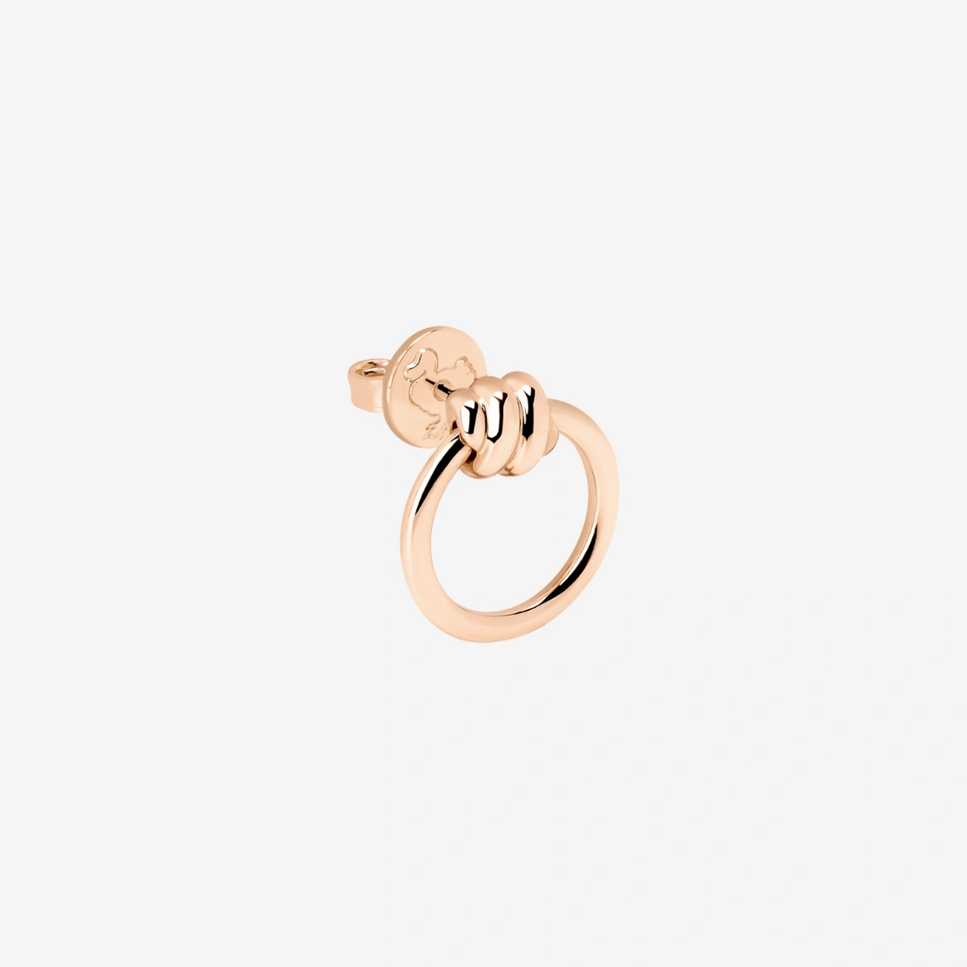 Ohrring Nodo Rosegold Einzeln