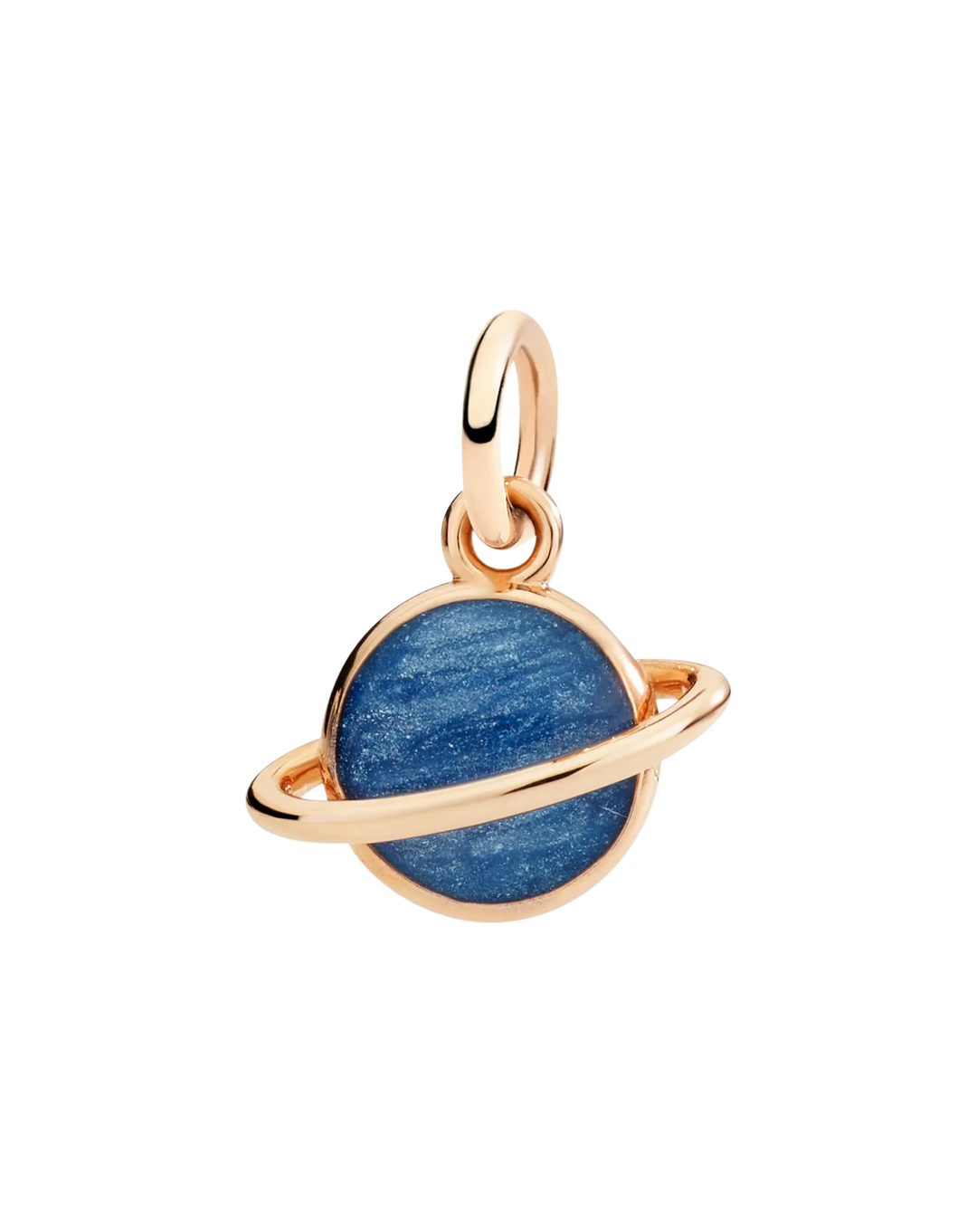 Anhänger Planet mit blauem Emaille